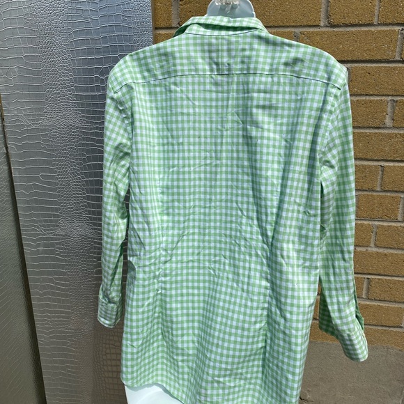 Green casual dress shit - Picture 4 of 5